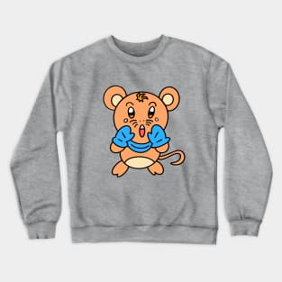 Kawaii cartoon mouse Crewneck Sweatshirt